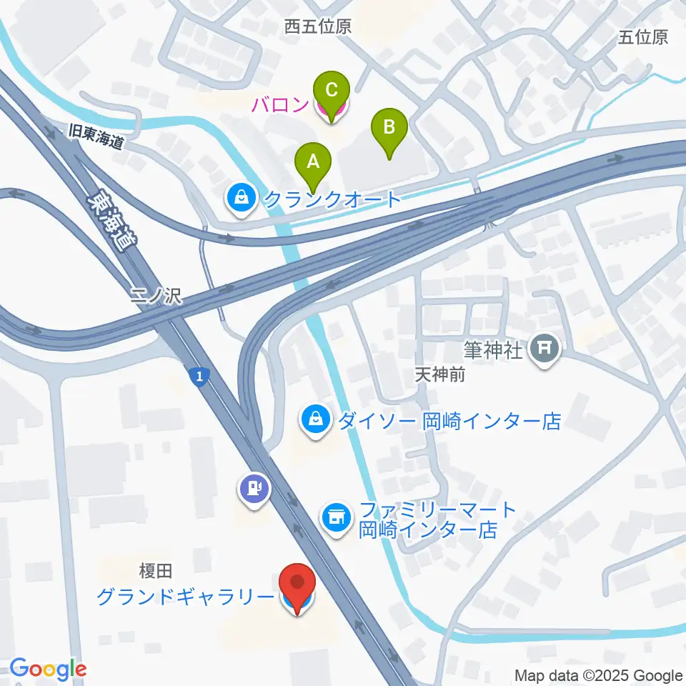 グランドギャラリー本社周辺のホテル一覧地図