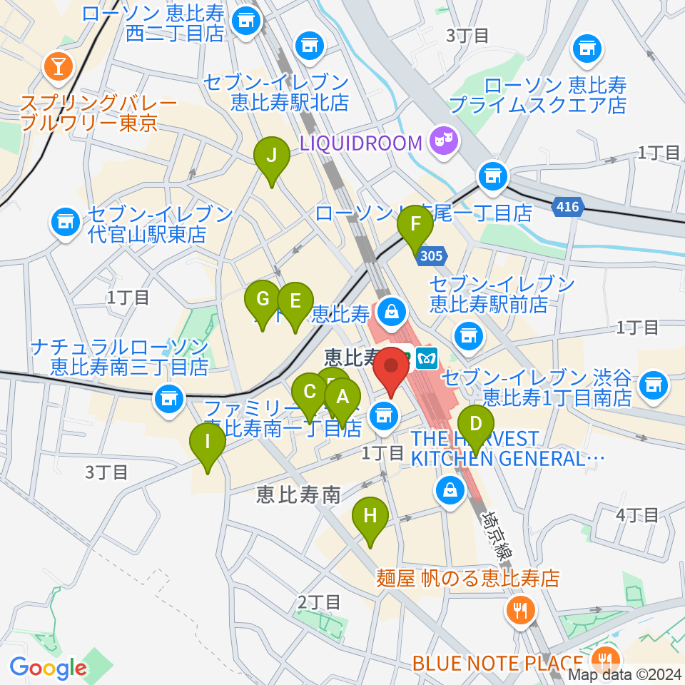 ゴーシュ弦楽器周辺のホテル一覧地図