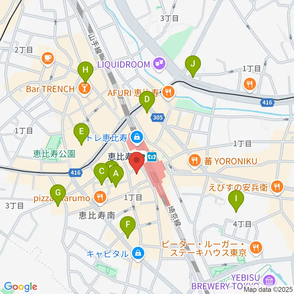 ゴーシュ弦楽器周辺のホテル一覧地図