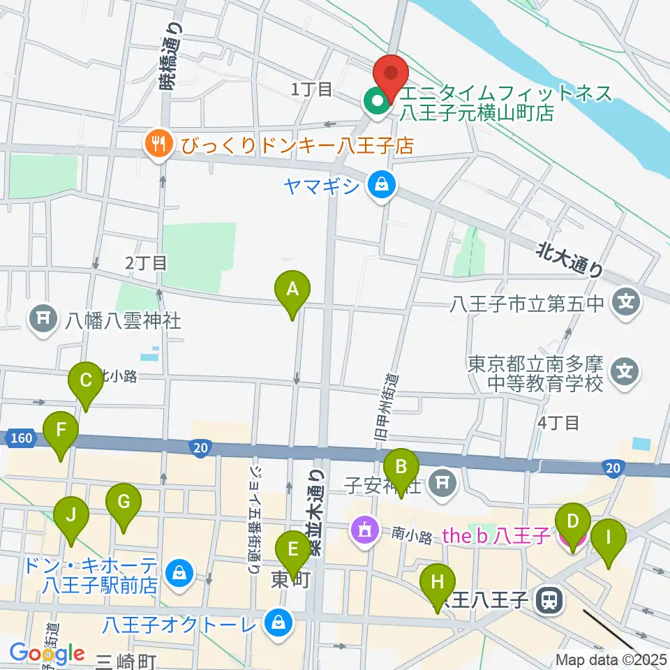 ベヒシュタイン・ジャパン本社 八王子・技術営業センター周辺のホテル一覧地図