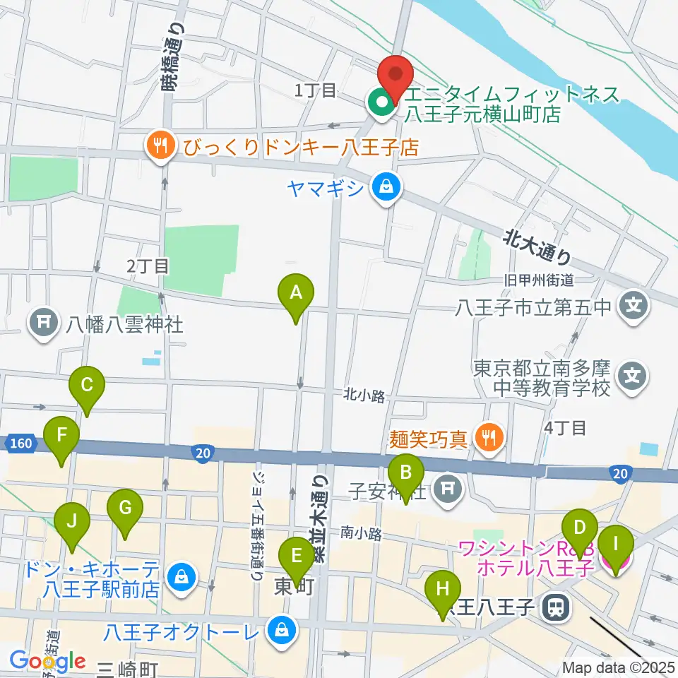 ベヒシュタイン・ジャパン本社ショールーム周辺のホテル一覧地図