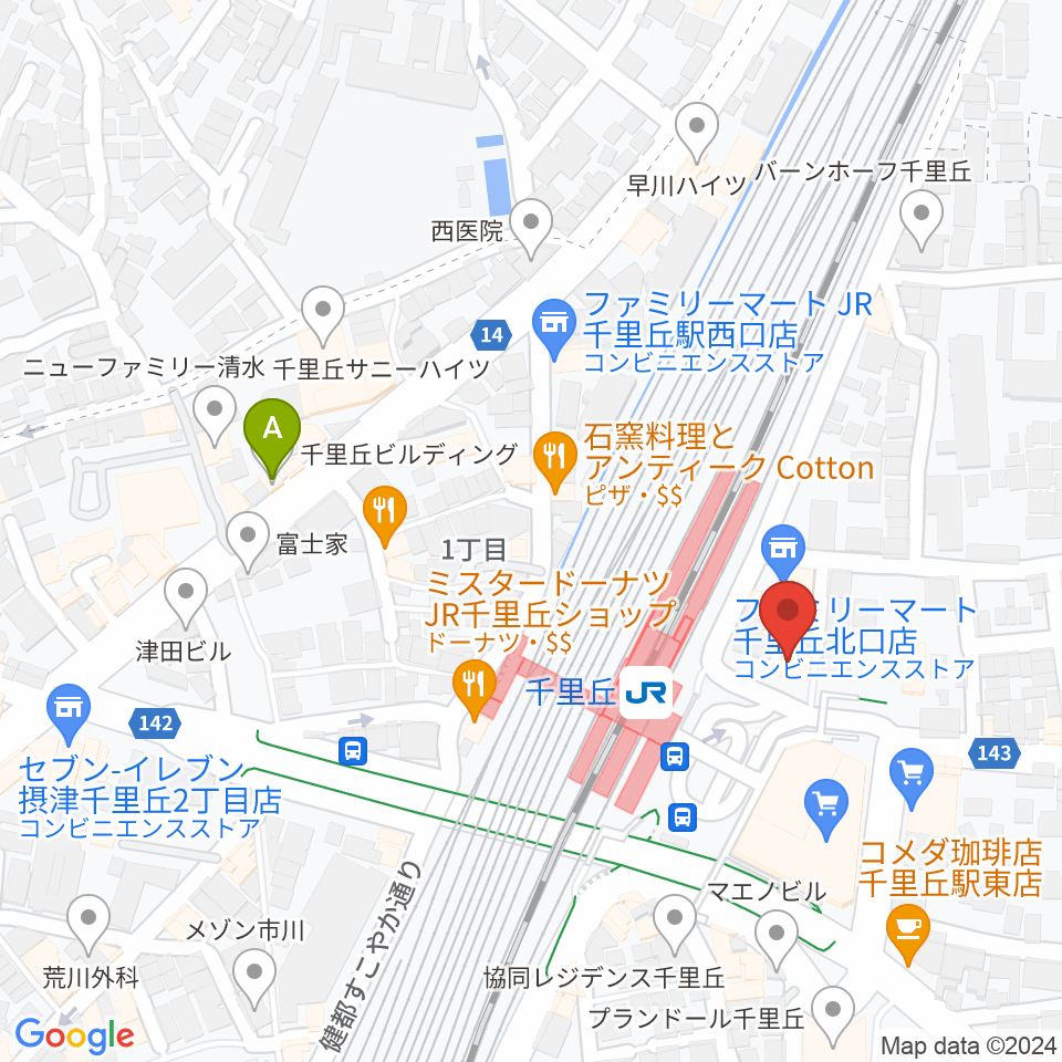 古川皓一バイオリン工房周辺のホテル一覧地図