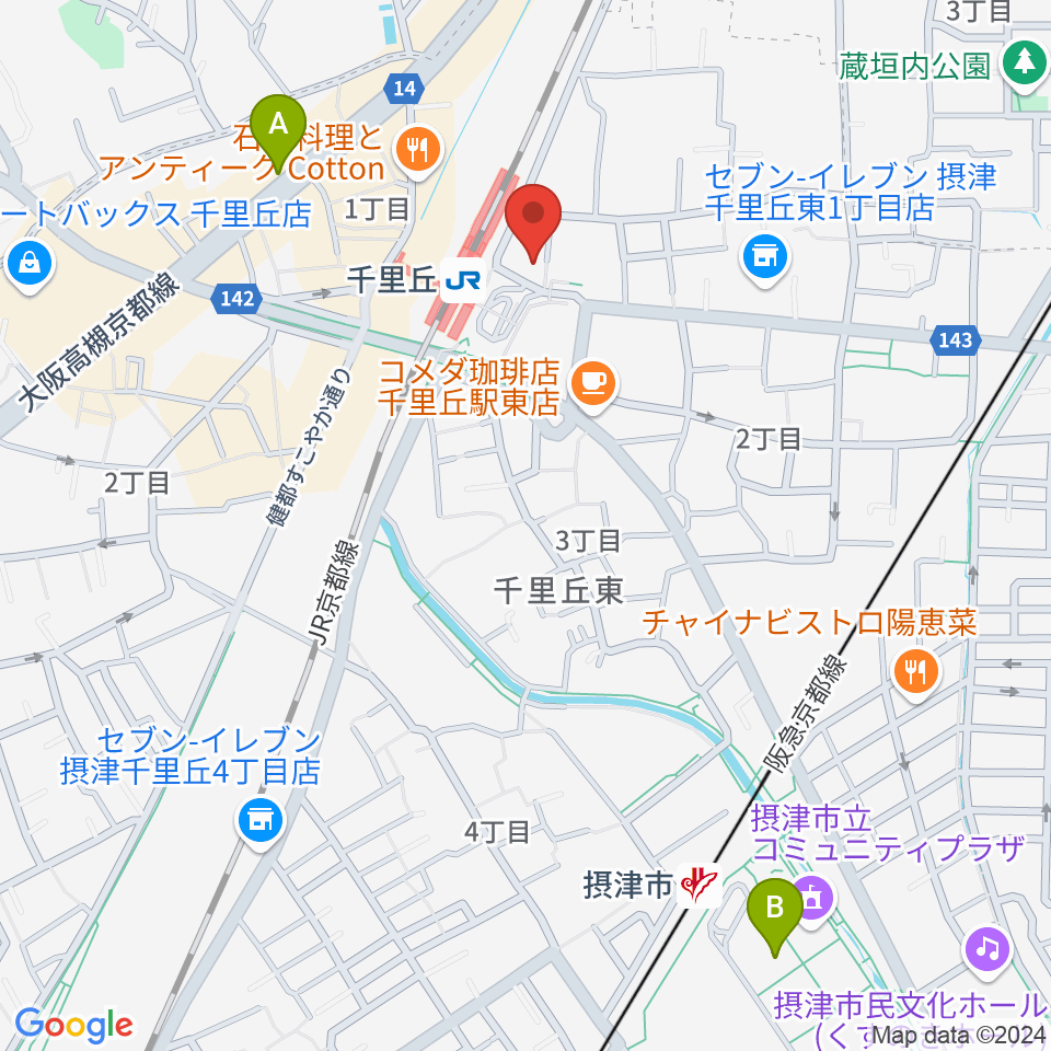 古川皓一バイオリン工房周辺のホテル一覧地図