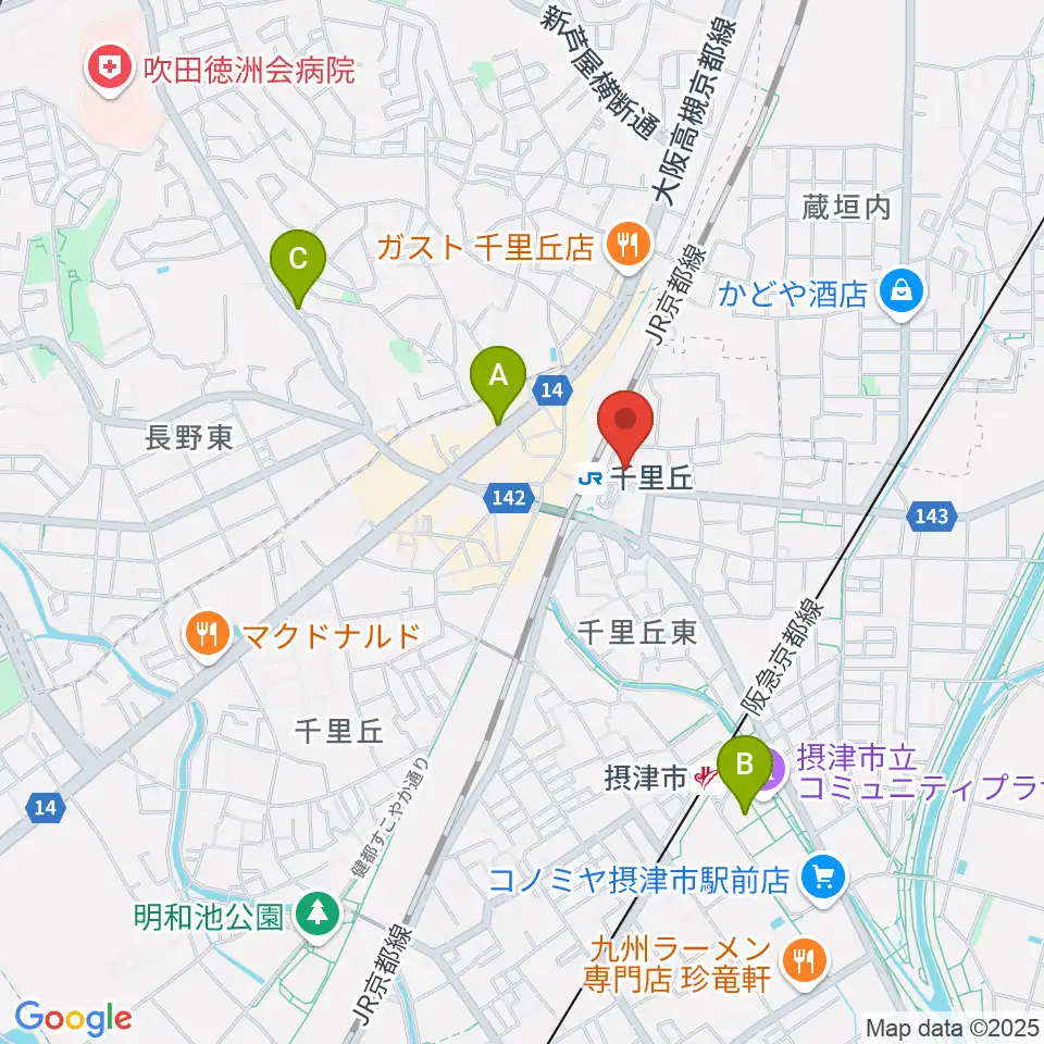 古川皓一バイオリン工房周辺のホテル一覧地図