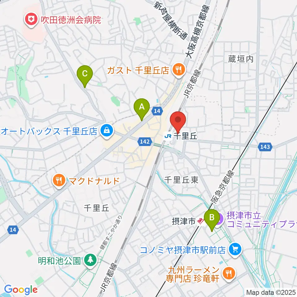 古川皓一バイオリン工房周辺のホテル一覧地図