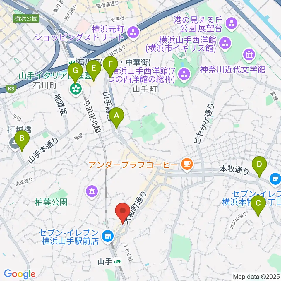 ELMORE(エルモア)周辺のホテル一覧地図