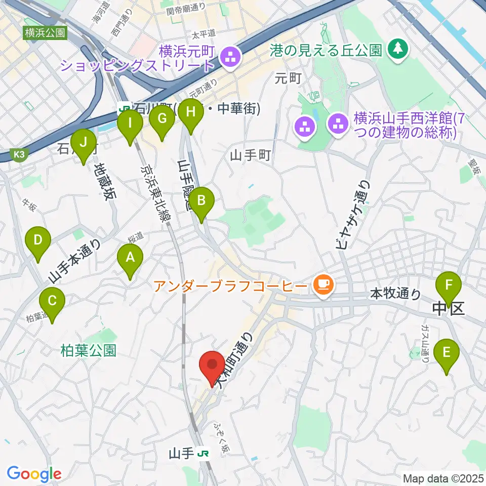 エルモア周辺のホテル一覧地図