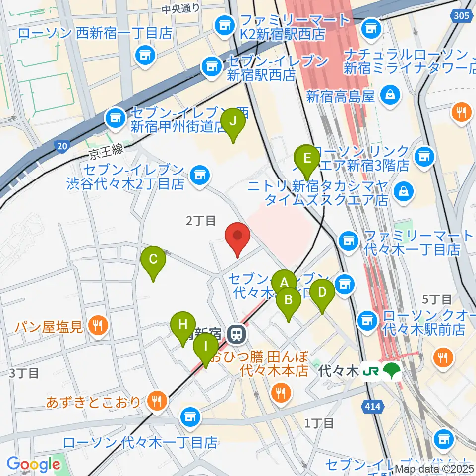 絃楽器のイグチ周辺のホテル一覧地図