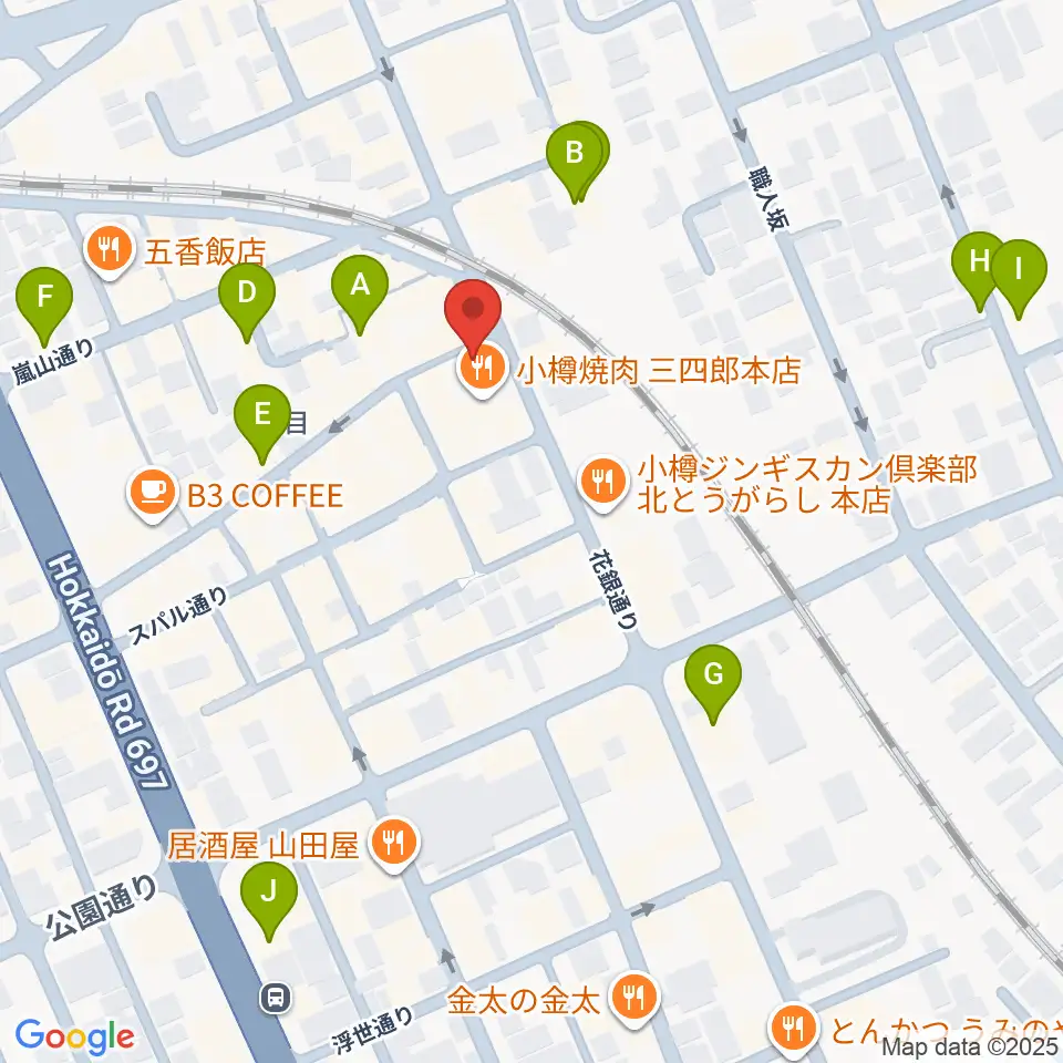 光栄堂楽器店周辺のホテル一覧地図
