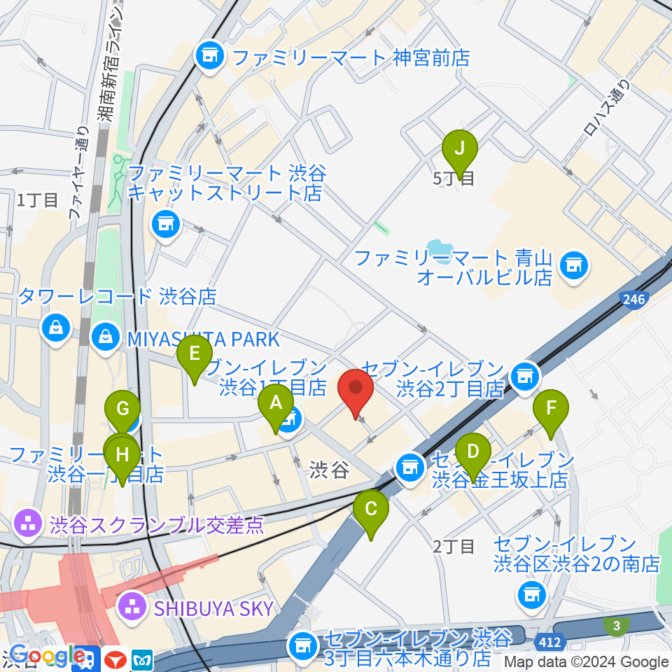 ネロ楽器周辺のホテル一覧地図