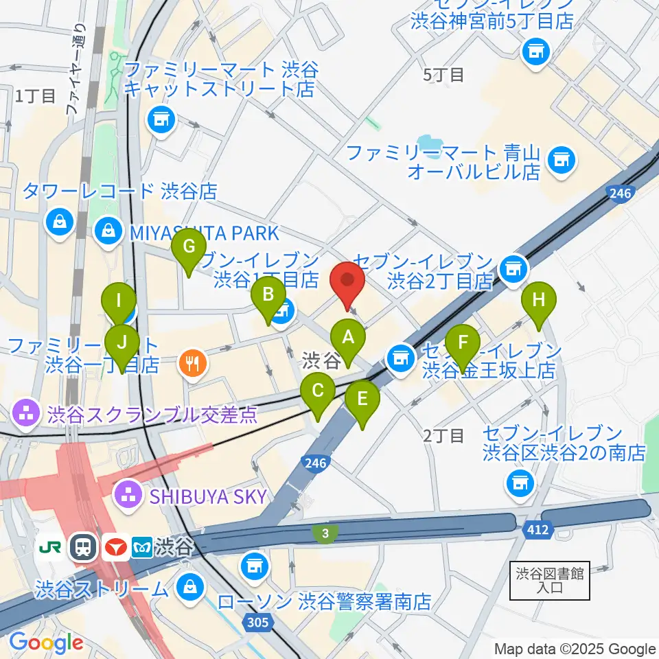 ネロ楽器周辺のホテル一覧地図