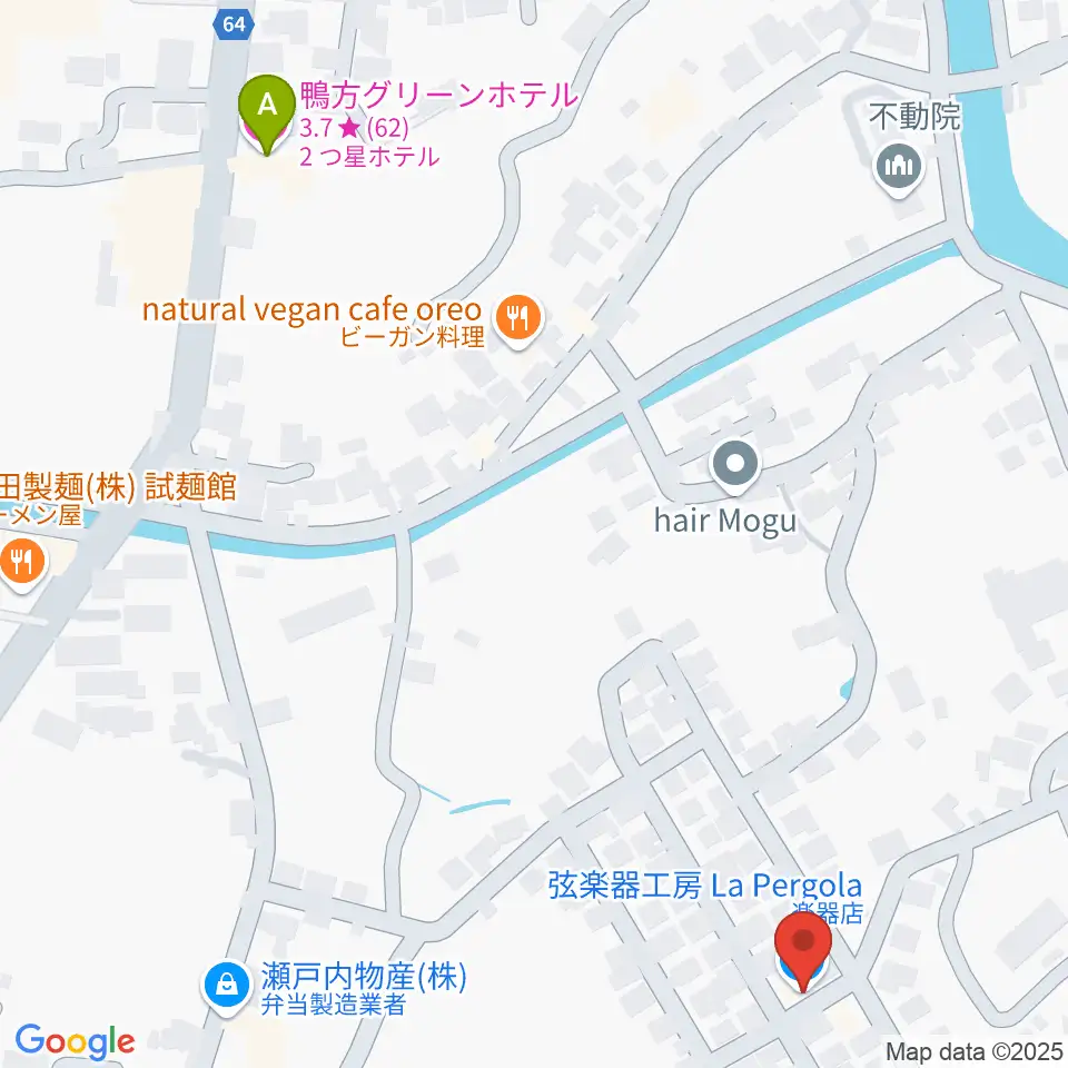 弦楽器工房 La Pergola周辺のホテル一覧地図