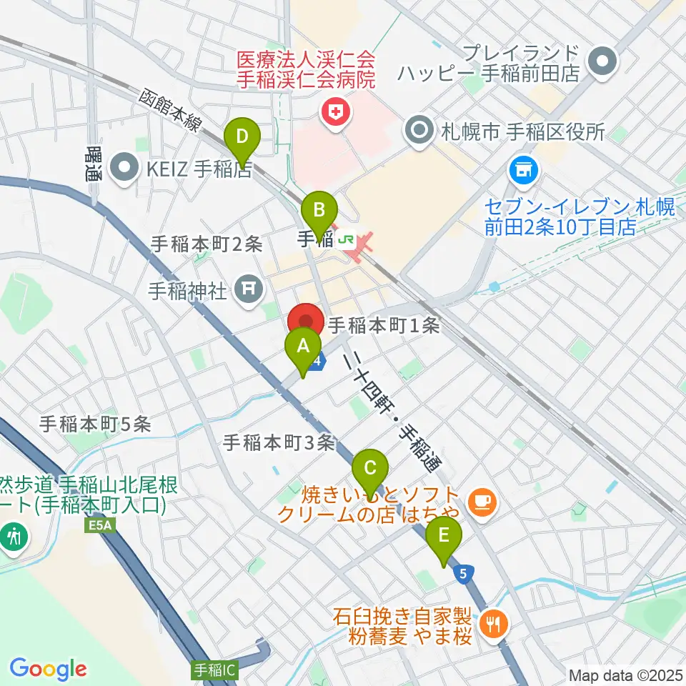 三響楽器周辺のホテル一覧地図