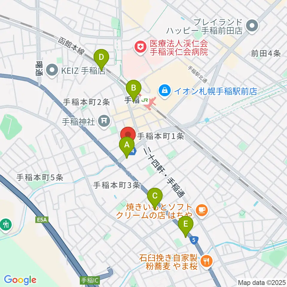 三響楽器周辺のホテル一覧地図