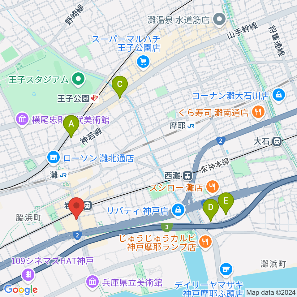 ゼーレ弦楽器工房周辺のホテル一覧地図