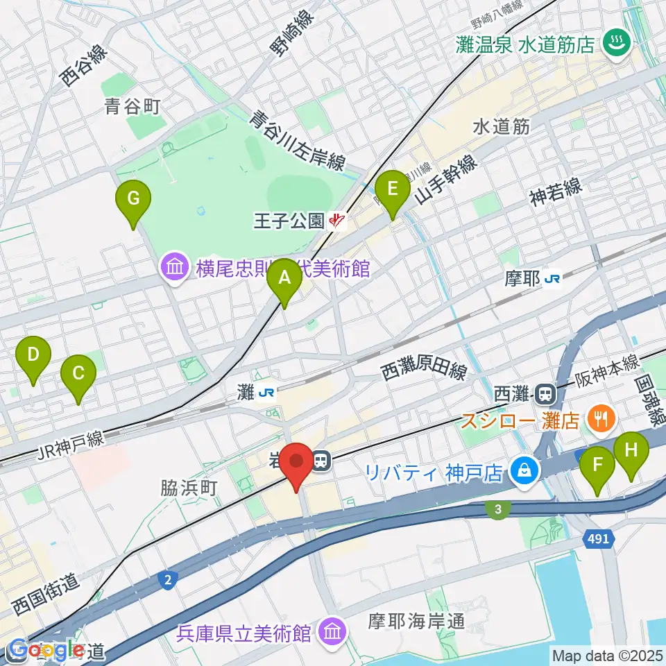 ゼーレ弦楽器工房周辺のホテル一覧地図