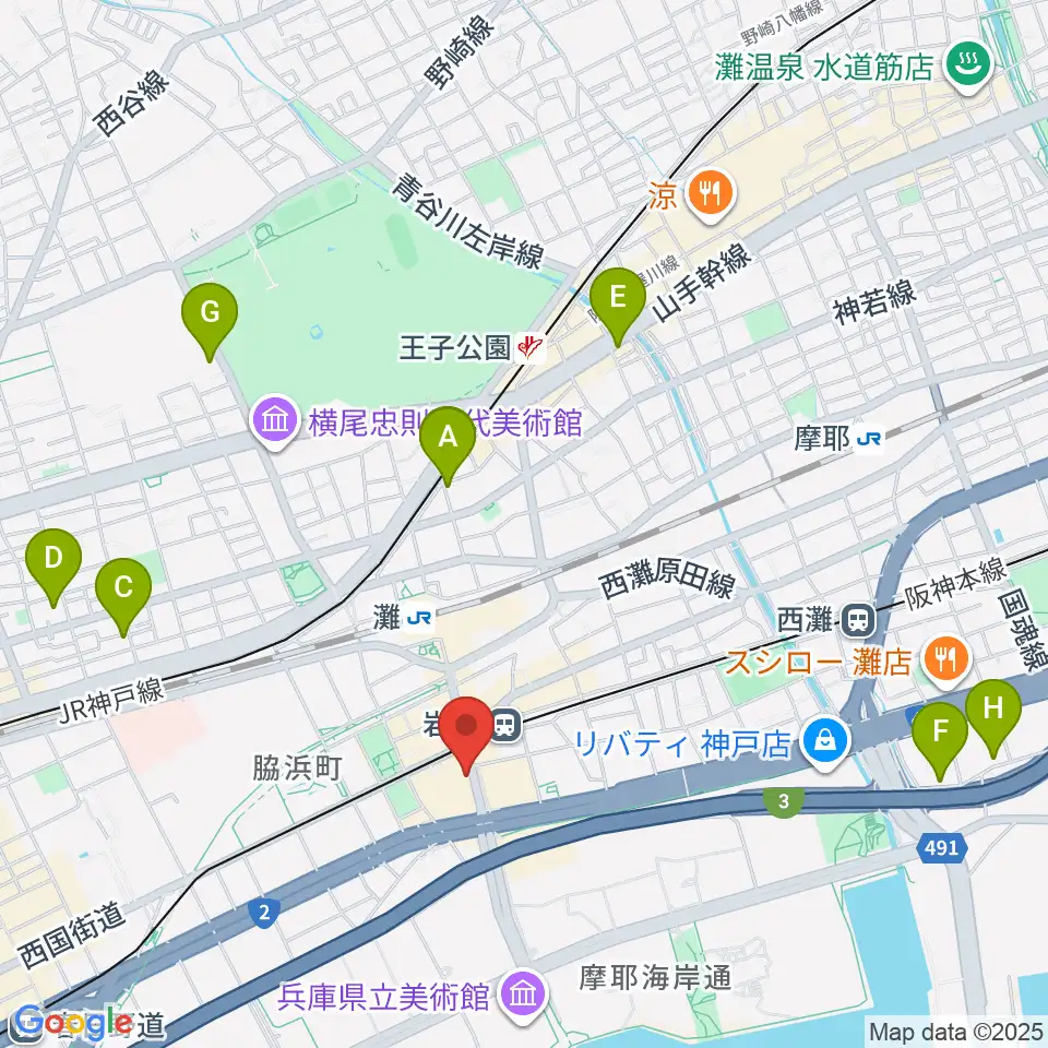 ゼーレ弦楽器工房周辺のホテル一覧地図