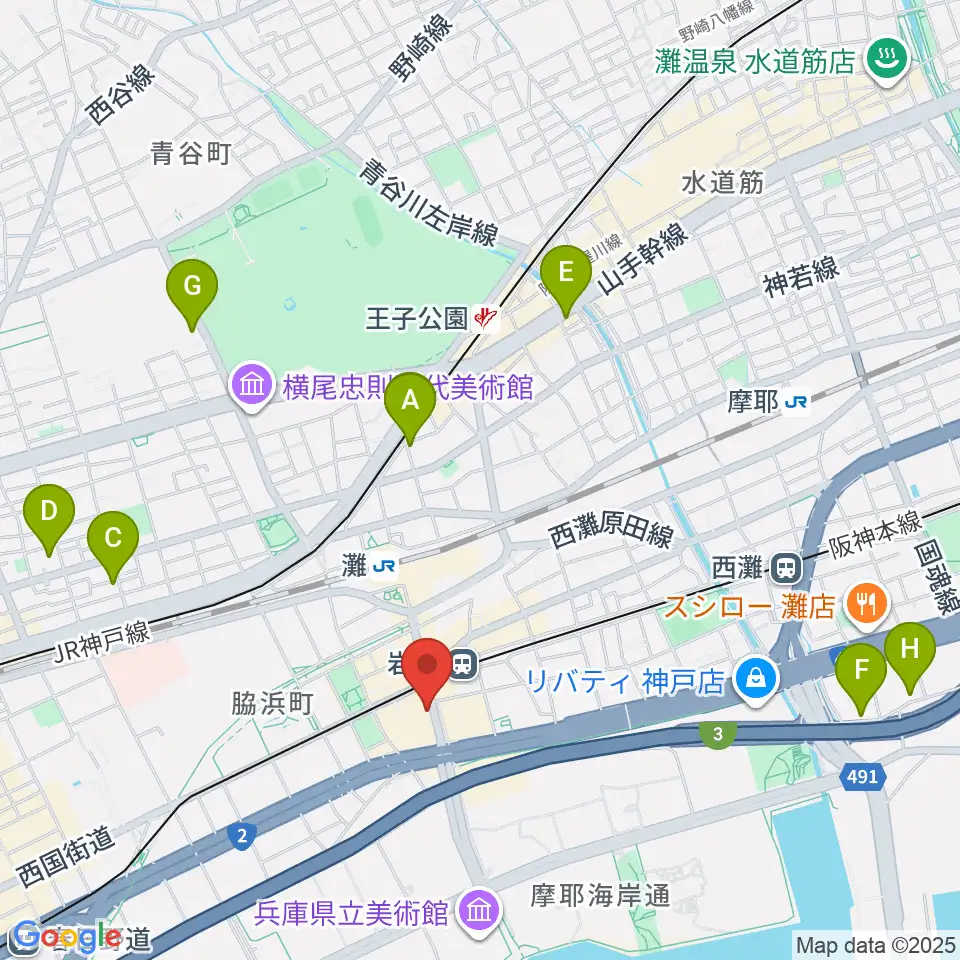 ゼーレ弦楽器工房周辺のホテル一覧地図