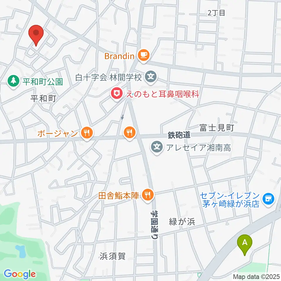 カホン工房 茅ヶ崎カホン周辺のホテル一覧地図