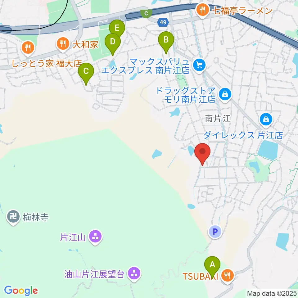 福岡あこや周辺のホテル一覧地図
