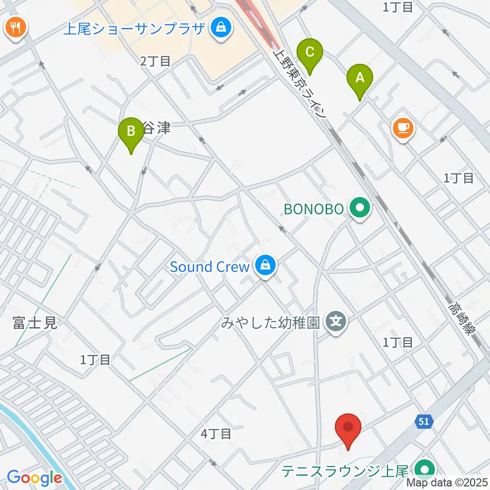 アーモンドグリーン周辺のホテル一覧地図