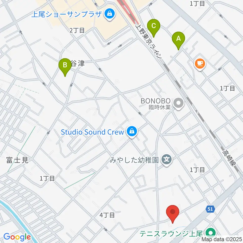 アーモンドグリーン周辺のホテル一覧地図