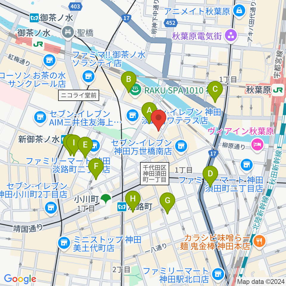 アムトランス周辺のホテル一覧地図