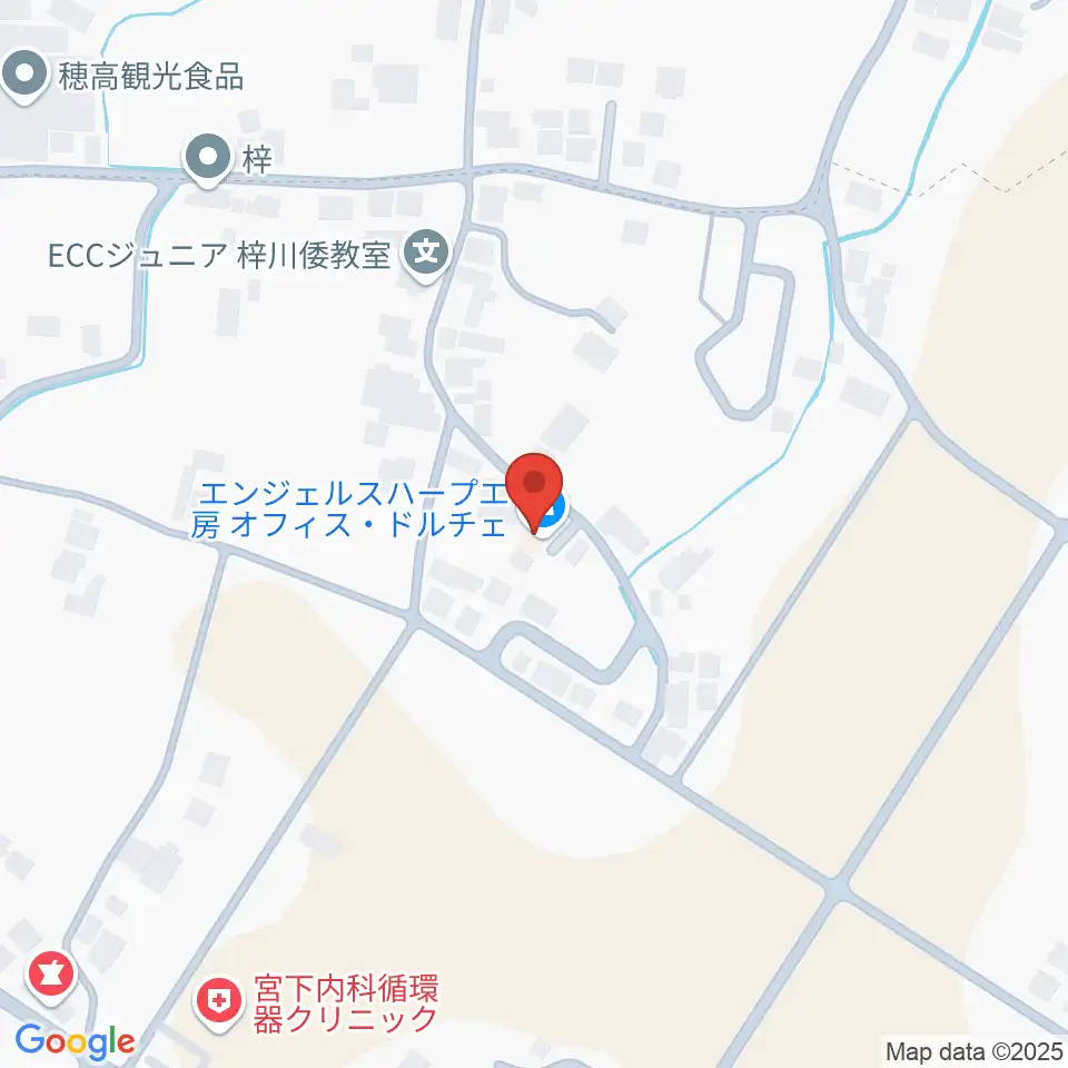 エンジェルスハープ工房 オフィスドルチェ周辺のホテル一覧地図