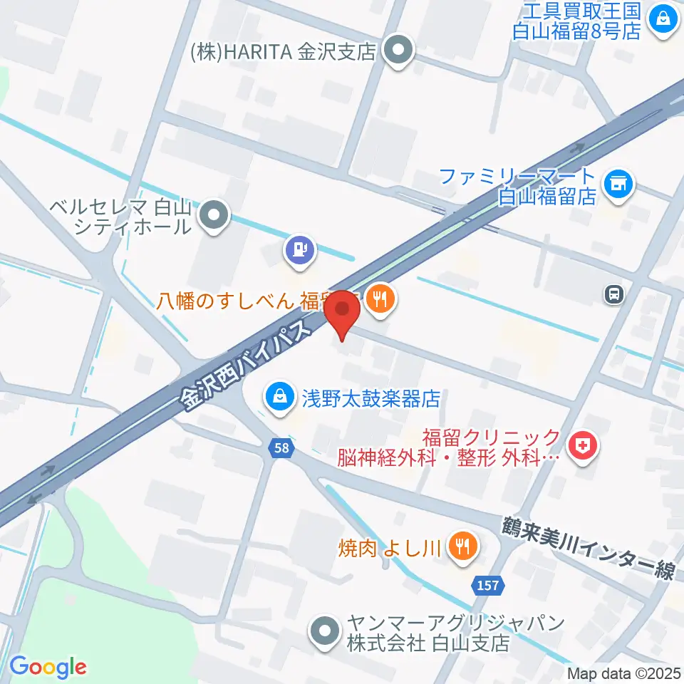 浅野太鼓楽器店周辺のホテル一覧地図