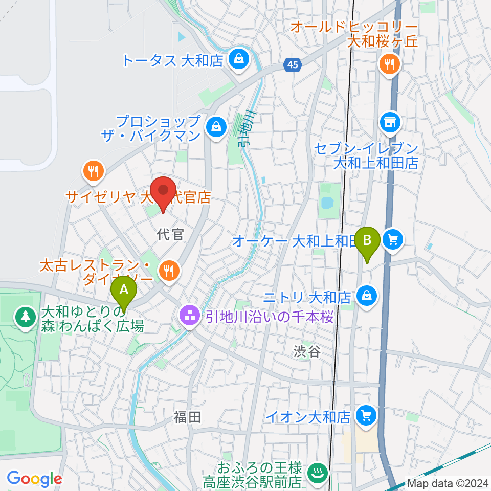 Gottsu周辺のホテル一覧地図