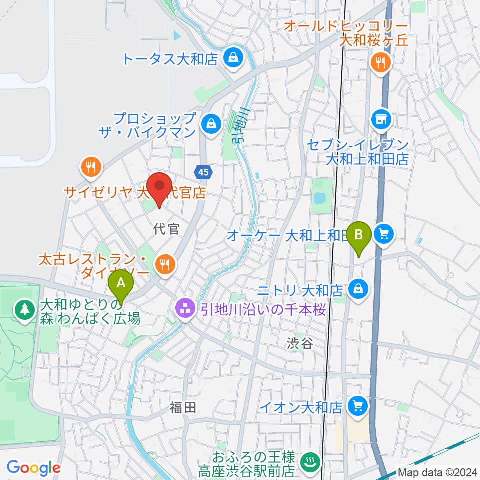 Gottsu周辺のホテル一覧地図