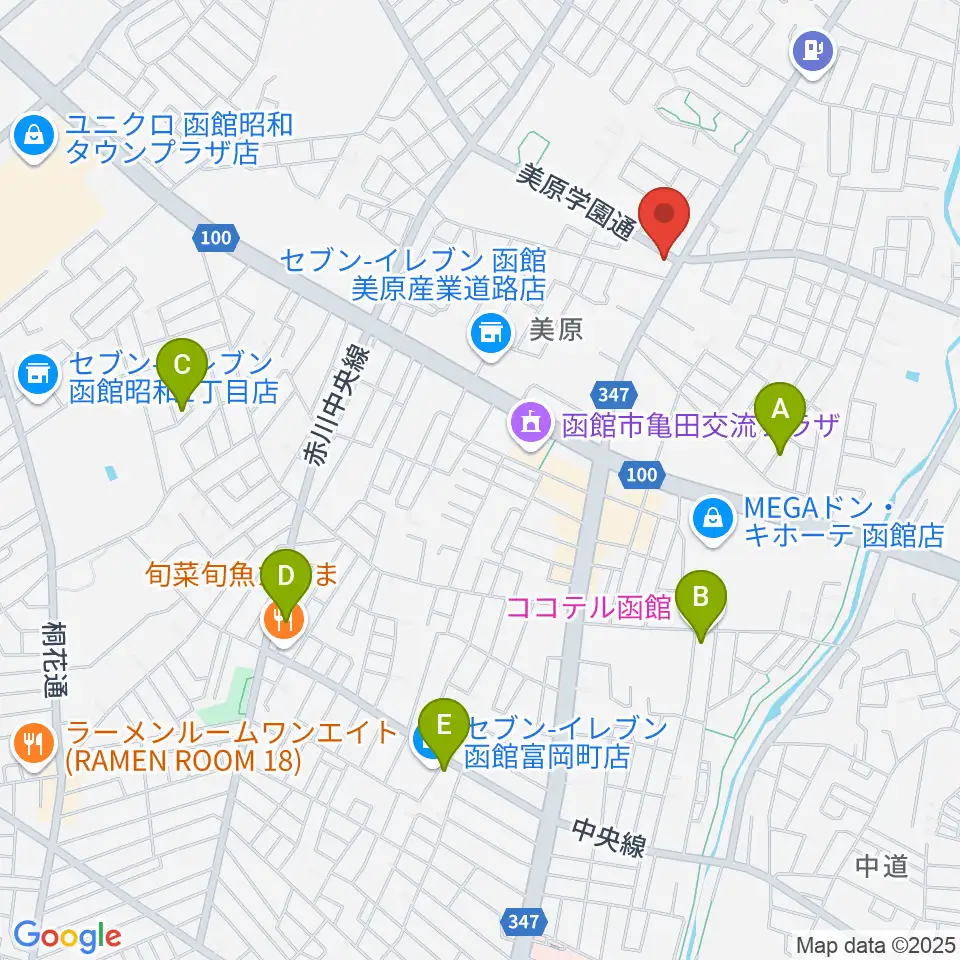 B.FACE MUSIC周辺のホテル一覧地図
