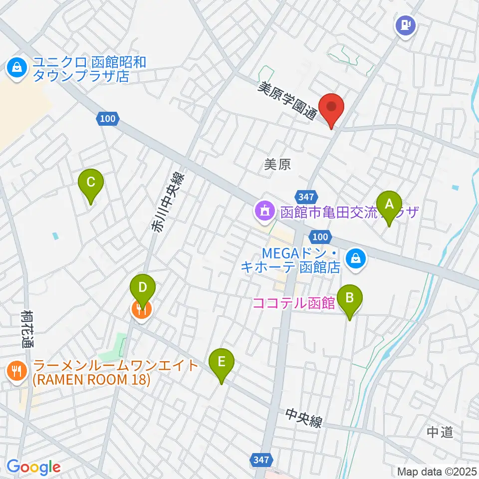B.FACE MUSIC周辺のホテル一覧地図
