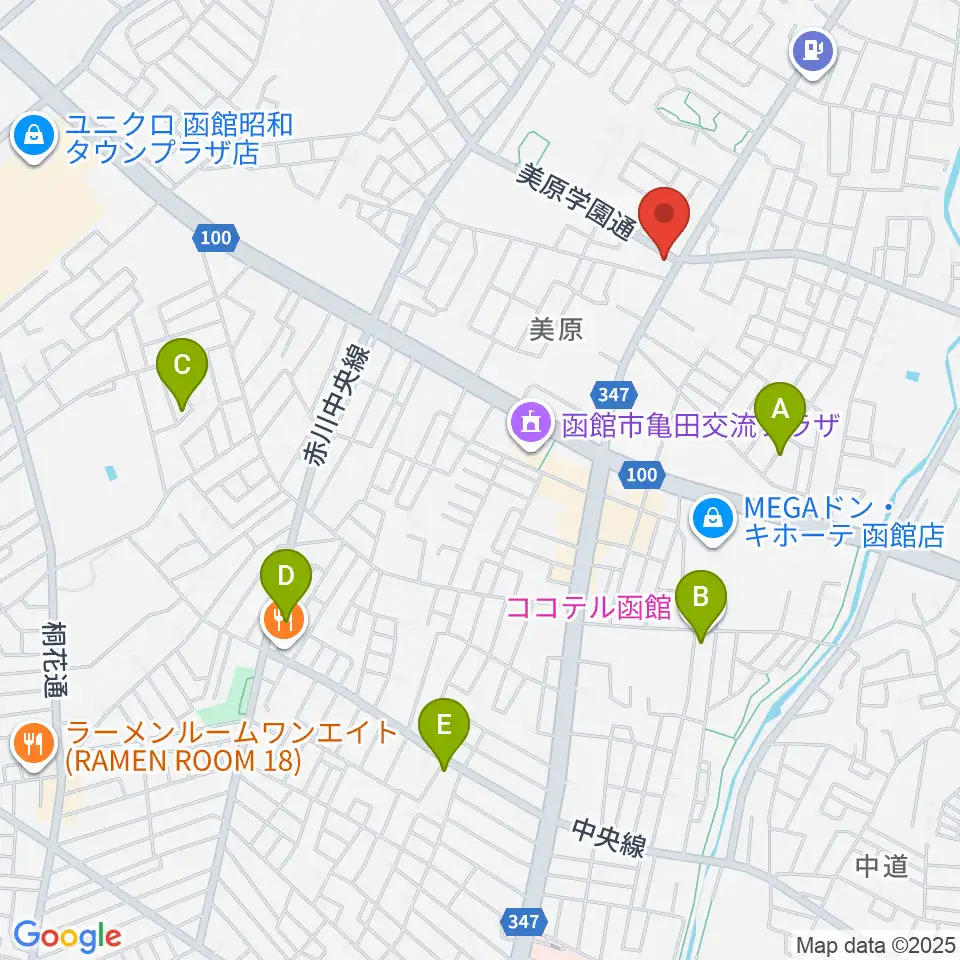 B.FACE MUSIC周辺のホテル一覧地図