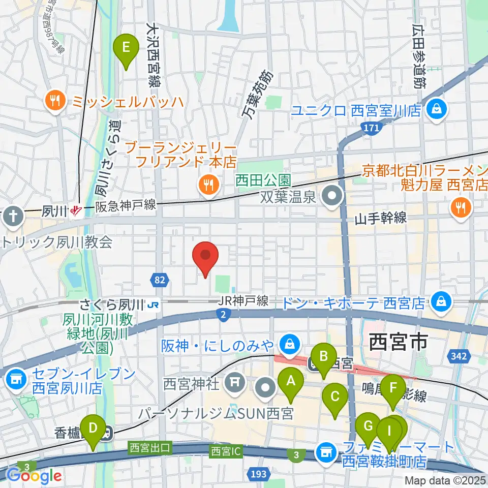ブレーメン周辺のホテル一覧地図