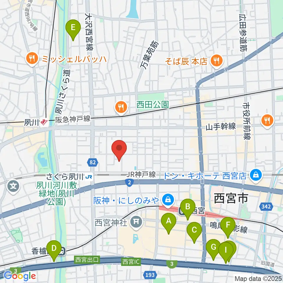 ブレーメン周辺のホテル一覧地図