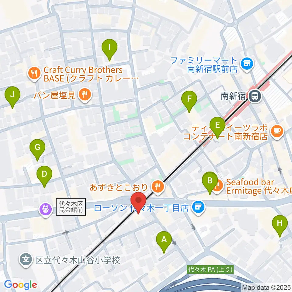 弦楽器工房高崎周辺のホテル一覧地図