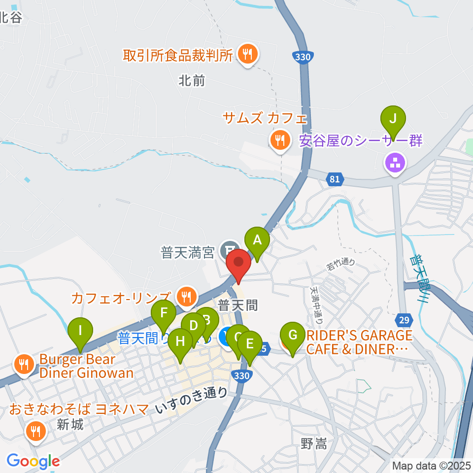 さんしんの松田周辺のホテル一覧地図