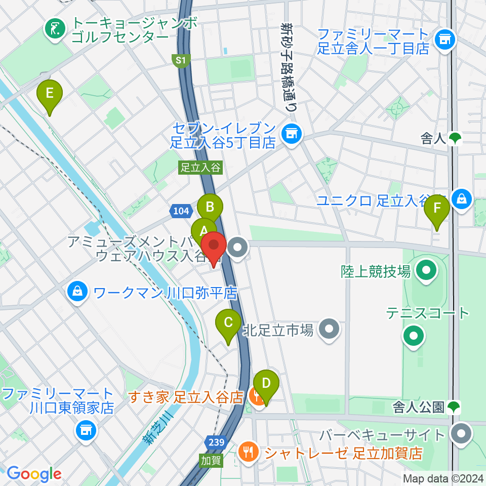 大塚竹管楽器周辺のホテル一覧地図