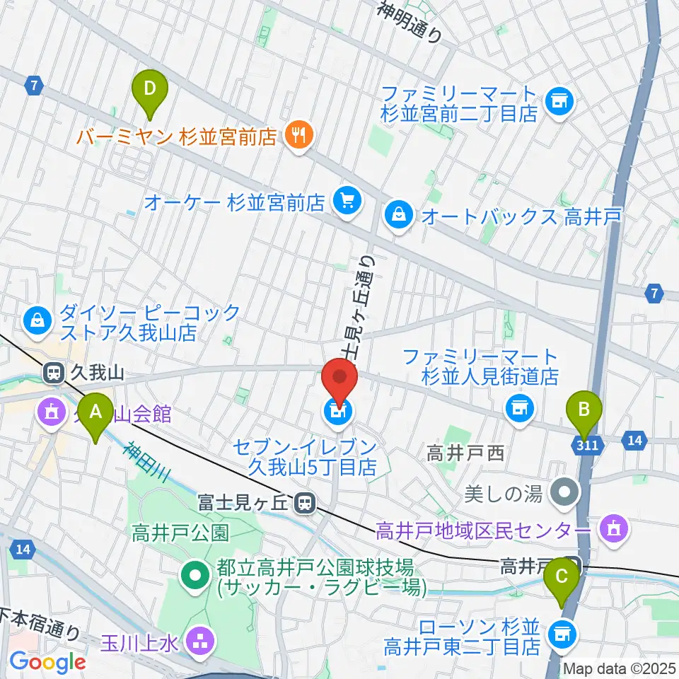 ドラムプロショップ GATEWAY周辺のホテル一覧地図