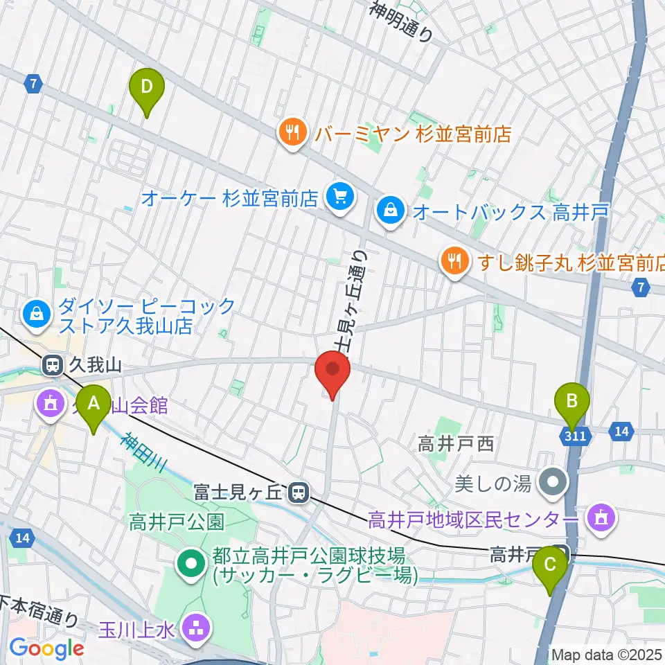 ドラムプロショップ GATEWAY周辺のホテル一覧地図