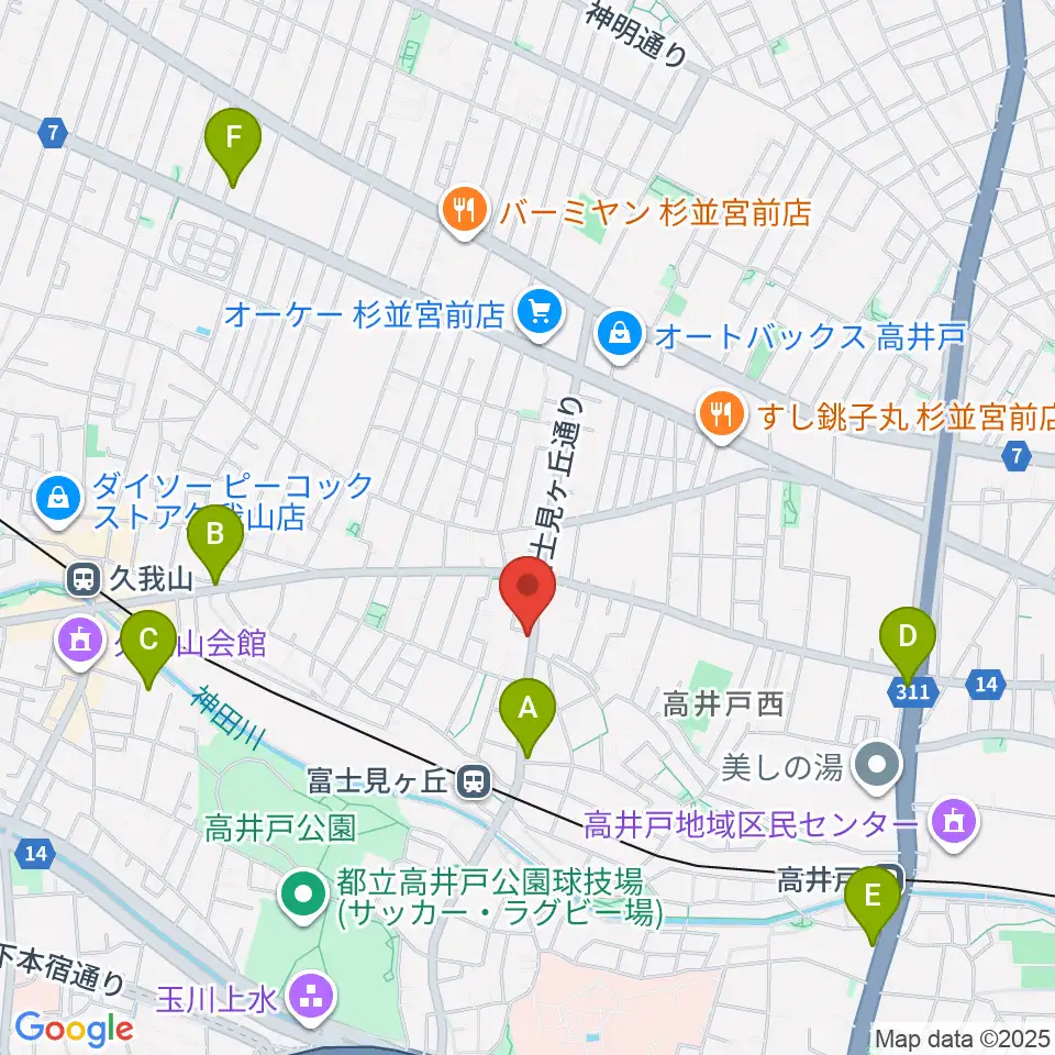 ドラムプロショップ GATEWAY周辺のホテル一覧地図