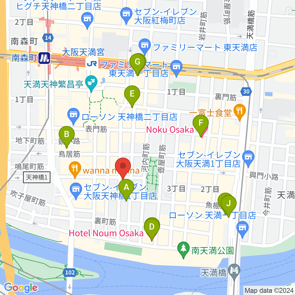 アトリエやまぐち周辺のホテル一覧地図