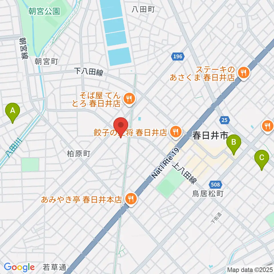 サウンド工房K&K周辺のホテル一覧地図