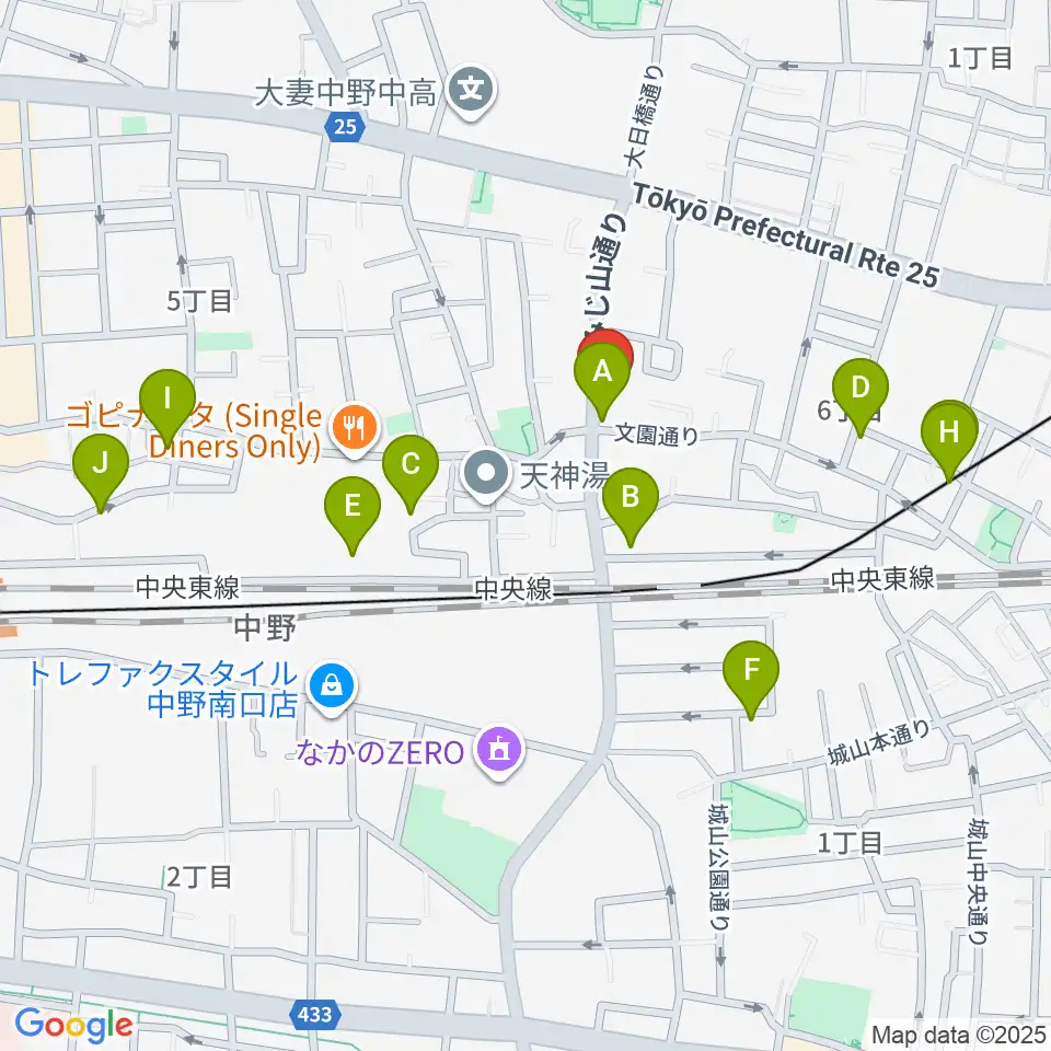 リペアショップPINE周辺のホテル一覧地図