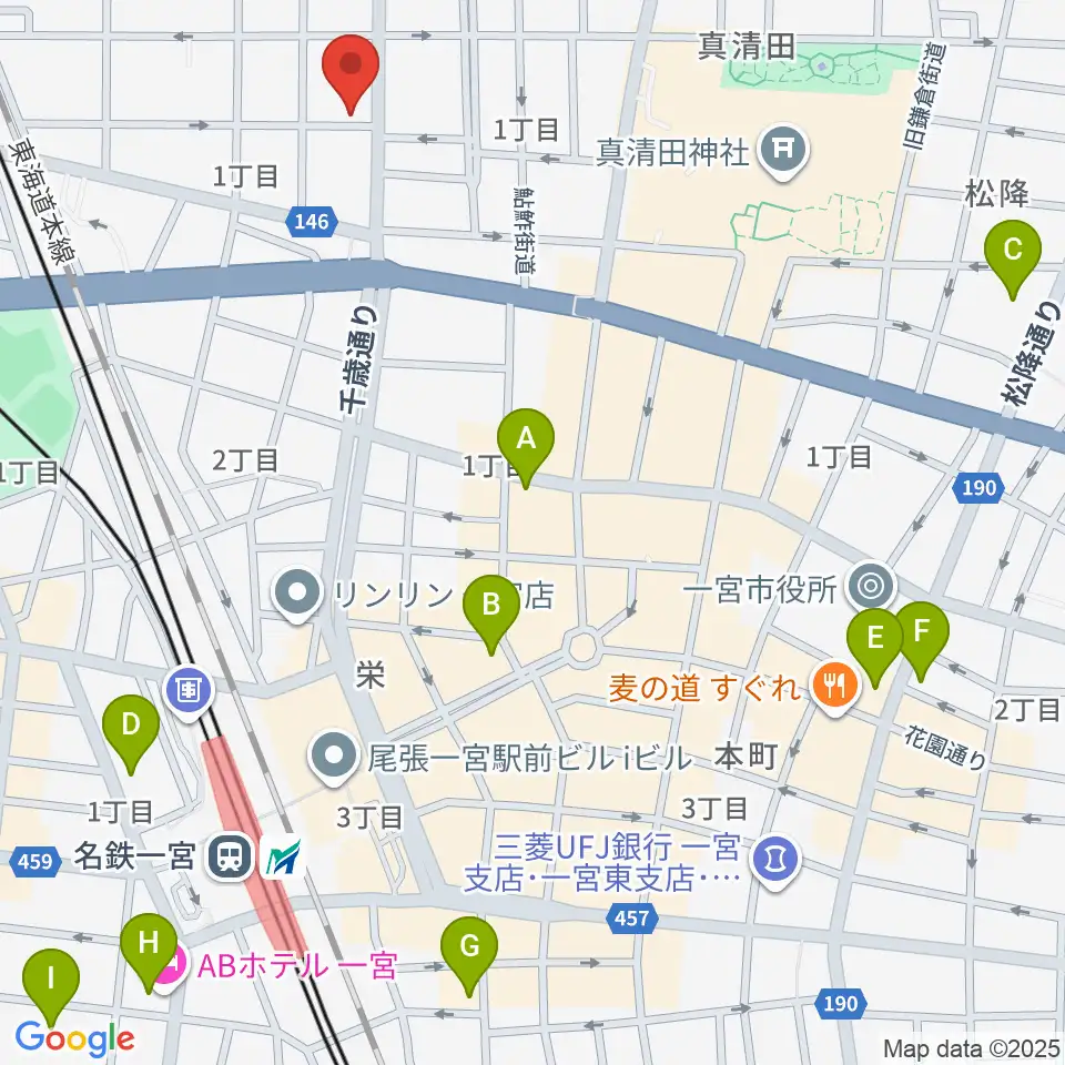 音 THE RUN周辺のホテル一覧地図