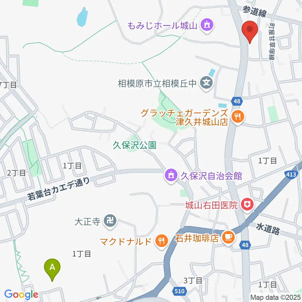 池田ピアノ城山工房周辺のホテル一覧地図