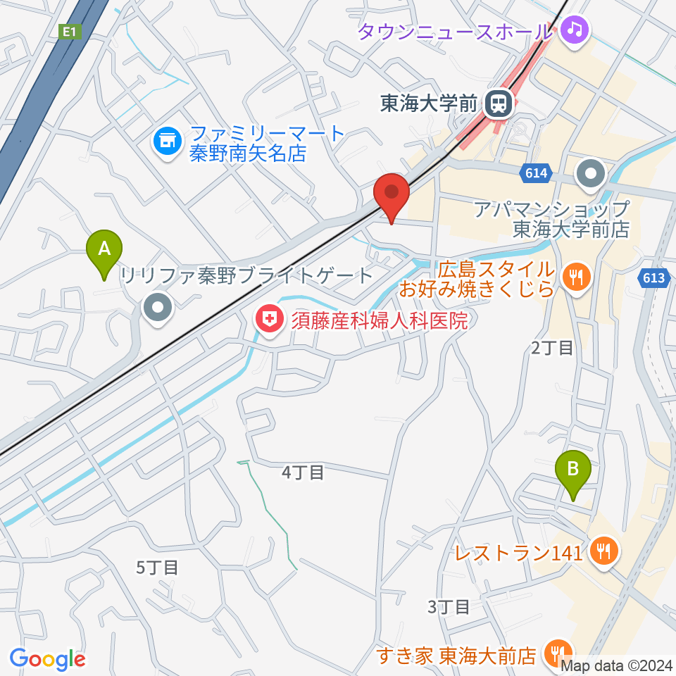 HiP-Sound秦野本店周辺のホテル一覧地図