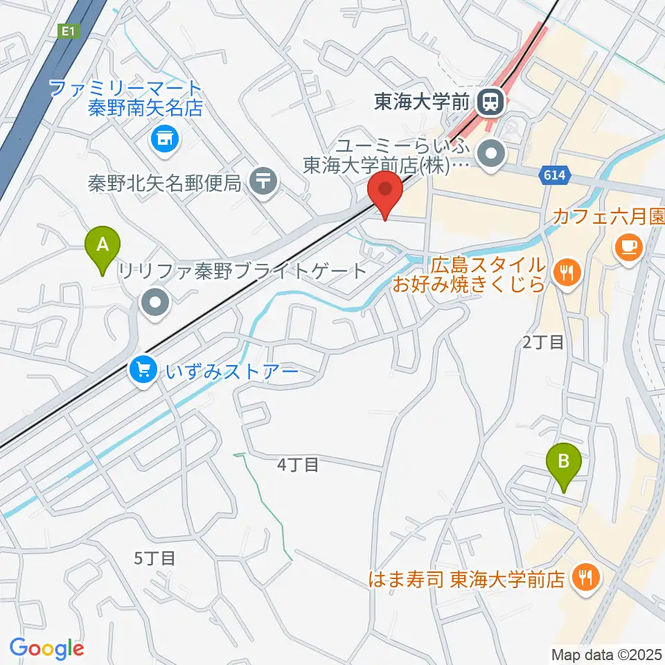 HiP-Sound秦野本店周辺のホテル一覧地図