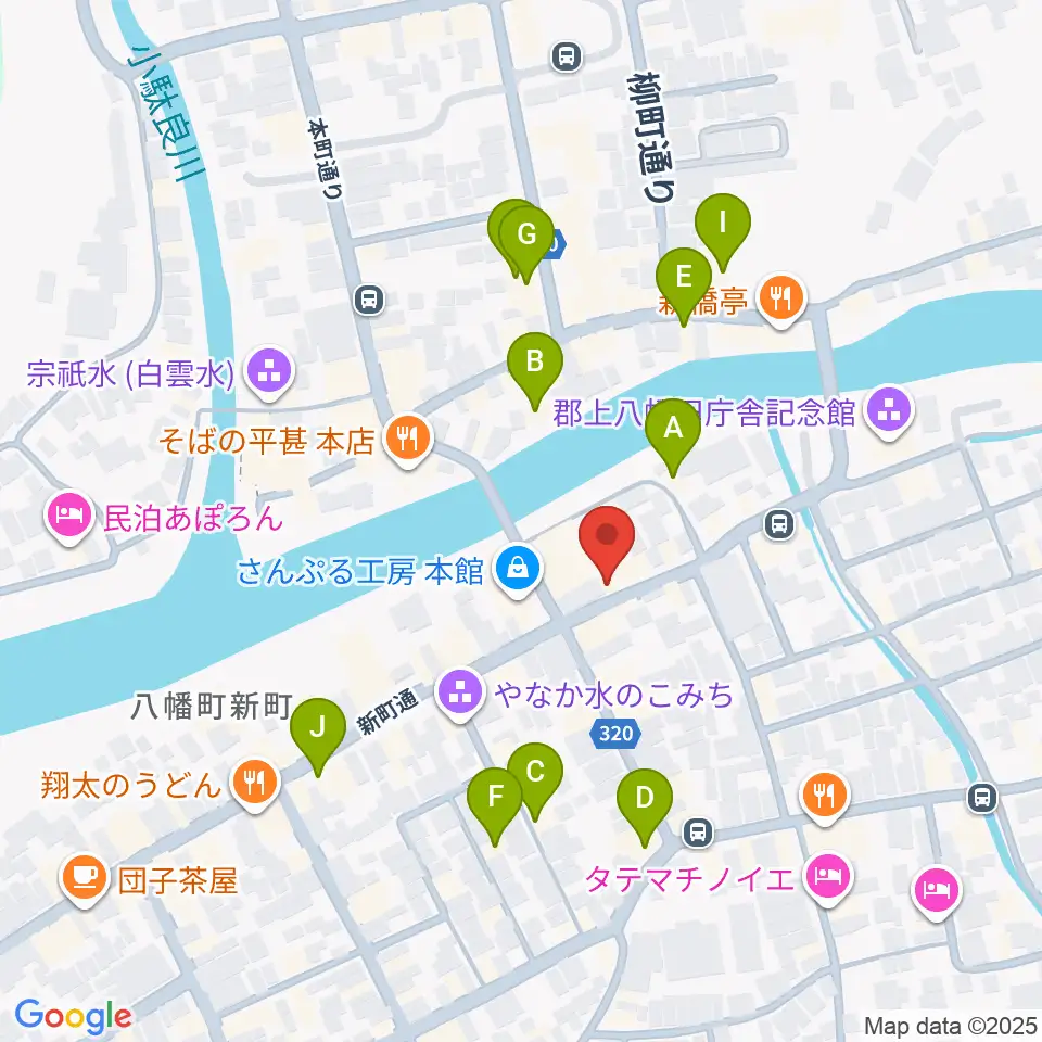 Ksound 小林楽器店周辺のホテル一覧地図